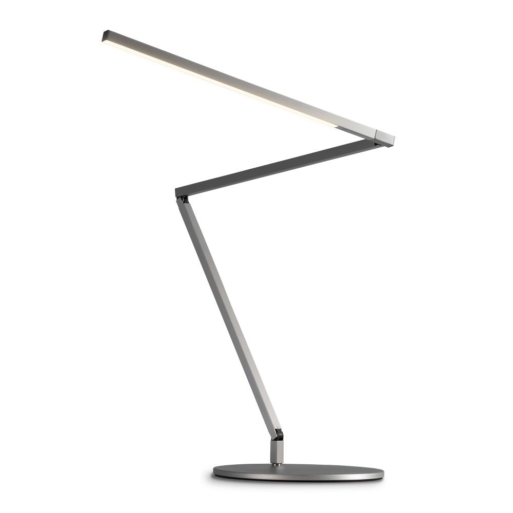 Z-Bar PRO LED Desk Lamp Gen 4 (Brushed Aluminum) with Desk Base
